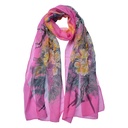 Sjaal 50x160 cm roze