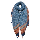 Sjaal 90x180 cm blauw