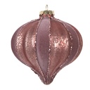 Boule de Noël Rose Ø 10x10 cm