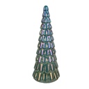 Weihnachtsdeko Weihnachtsbaum Blau Ø 12x33 cm