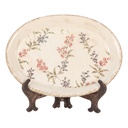 Dekoration Teller Beige Rosa  25x18x3 cm