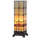 Lampe de table Tiffany Jaune 12x12x35 cm E14/max 1x40W