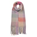 Winter Scarf for Women Pink 35x210 cm