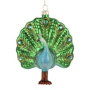 Palla di natale Verde Blu 10x5x12 cm