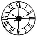 Wanduhr Schwarz Ø 60x4 cm / 1xAA