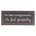 Text Board Brown 30x1x13 cm