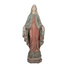 Statue Natalizie Maria Beige Blu 24x16x63 cm