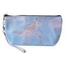 Kulturtasche Damen Blau 23x13 cm