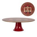 Cake stand Red Green Ø 29x10 cm