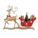 Decoratie slee 70x12x49 cm