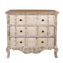 Cassettiera Beige Grigio Color oro 95x38x90 cm