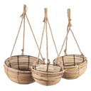 Manden hangend verticaal (3) Ø 28x15 / 24x14 / 20x11 cm