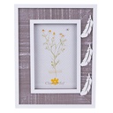 Cornice foto Grigio, Bianco 17x1x22 cm / 10x15 cm