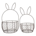 Körbe Braun (set 2) Ø 33x55 / Ø 27x45 cm