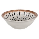 Bol de soupe Blanc Noir Ø 15x5 cm / 300 ml