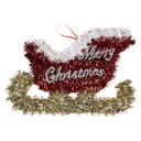 Decoratie hanger slee 35x2x23 cm