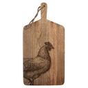 Decoratie snijplank 25x50x2 cm