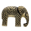 Doorknob Elephant Gold colored 4x3x3 cm / S3 cm