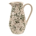 Dekorativer Krug Grün Beige 20x14x25 cm