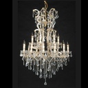 Lampadario Argento Ø 85x120/230 cm E14/max 18x40W