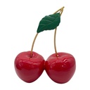 Decoratie kersen 26x14x31 cm
