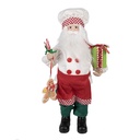 Weihnachtsdeko Weihnachtsmann Rot 26x16x46 cm