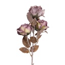 Dekorativer Zweig mit Blumen Violett 83 cm