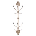 Porte-manteau mural Blanc 28x22x100 cm
