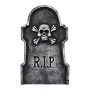 Decoratie grafsteen Halloween 35x3x55 cm