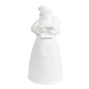 Décoration de Noël père Noël avec LED Blanc Ø 9x19 cm / 3xAAA