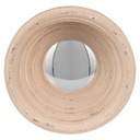 Miroir mural Beige Ø 19x7 cm