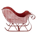 Decorazioni Natalizie Slitta Rosso 32x15x24 cm