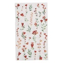 Serviettes en papier Blanc Rouge 33x40 cm (20)