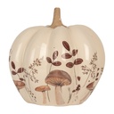 Décoration Pumpkin Beige Marron Ø 18x18 cm