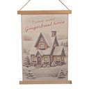 Wandkaart Kerst 40x2x60 cm