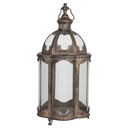 Lanterne Cuivre 34x32x69 cm