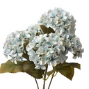 Artificial Flower Hydrangea Blue Green 15x15x42 cm