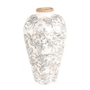 Vase Beige Grau Ø 24x40 cm