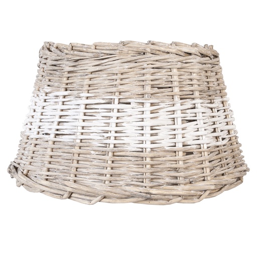 Lampenkap band wit Ø 38x22 cm / E27