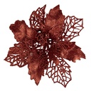 Weihnachtsdeko Blume Rot Ø 22x5 cm