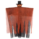 Deko Geist Schwarz Orange 65x16x90 cm