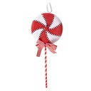 Weihnachtsdeko Anhänger Lollipop Rot Weiß 17x6x41 cm