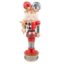 Dekoration Statue Harlekin mit LED Rot, Blau 13x10x38 cm / 2xAAA