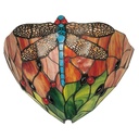 Tiffany Wandlampe Rot, Grün 30x15x20 cm E14/max 1x40W