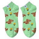 Socken Grün Braun 36-41