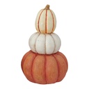 Décoration Citrouille Orange Beige Ø 31x50 cm
