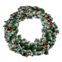 Weihnachtsdeko Kranz Grün Rot Ø 75x14 cm