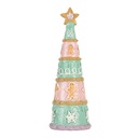Decorazione Natalizie Albero di natale Verde Rosa Ø 9x25 cm