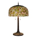 Lampada da tavolo Tiffany Multicolor Ø 46x72 cm E27/max 3x60W