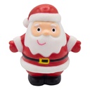 Decoratie badeend kerstman 5 cm
